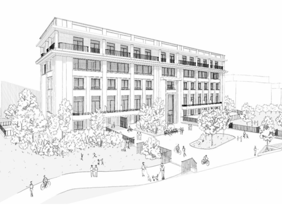 Amoès lauréat du concours de transformation de l'immeuble de l'Aérospatiale en logements à Châtillon !