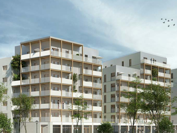 Construction de 74 logements, ZAC des bords de Seine