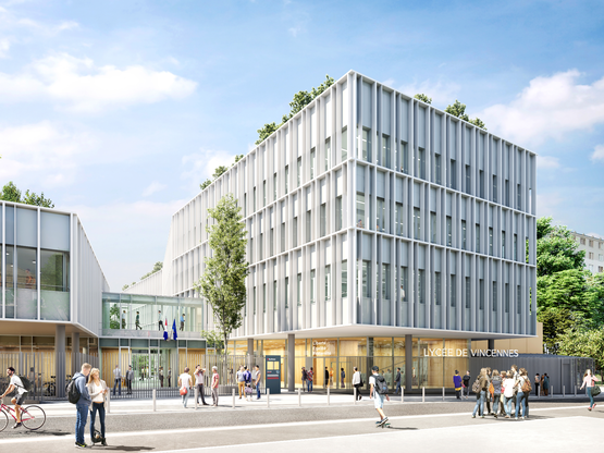 Amoès lauréat pour le MPGP de construction d'un lycée à Vincennes !