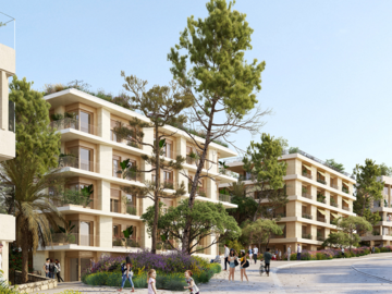 Construction d'un macro-lot de logements et de bureaux BDM à Roquebrune Cap Martin